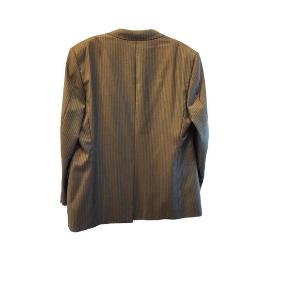 Burberry London Vintage mens jacket pin stripe 2 button fasten excellent - Picture 8 of 10